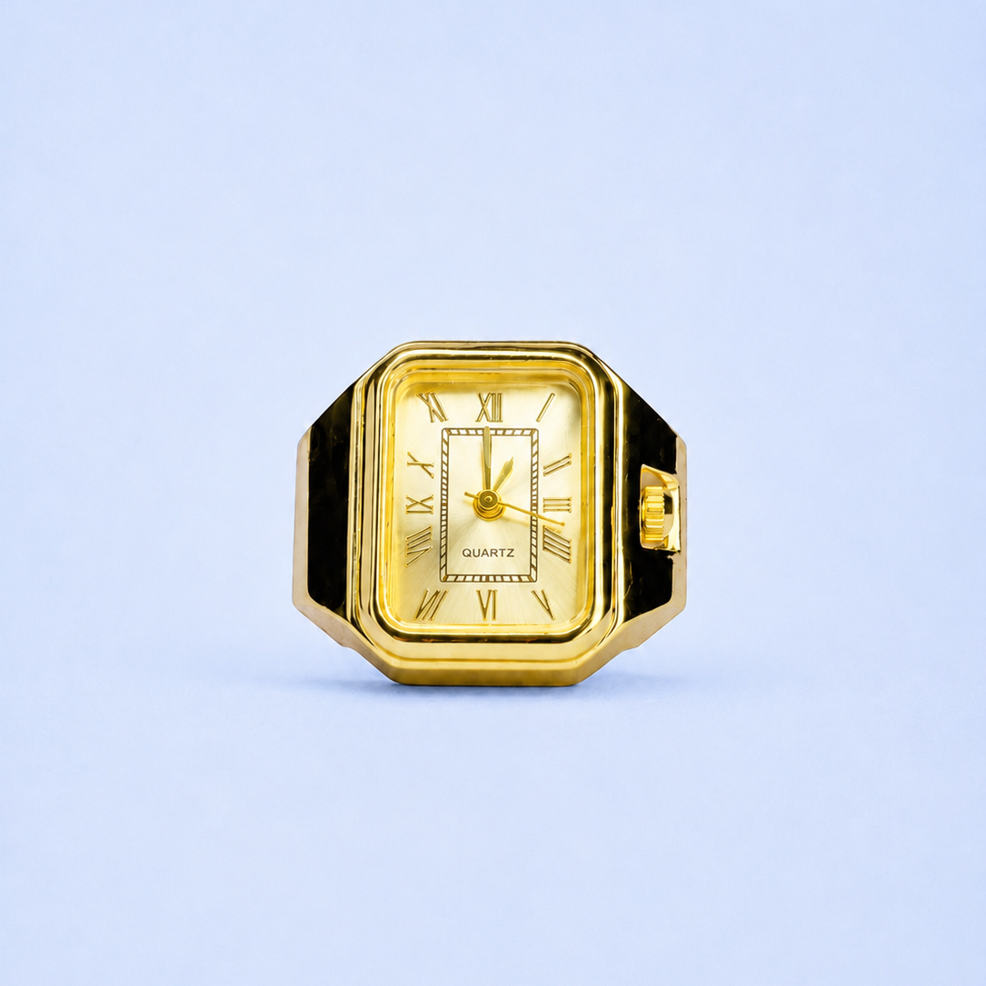 QUARTZ RING GOLD
