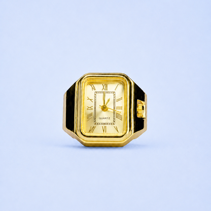 QUARTZ RING GOLD