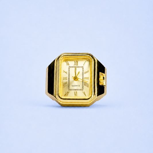 QUARTZ RING GOLD