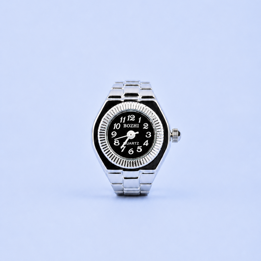 CHROLLO RING SILVER BLACK