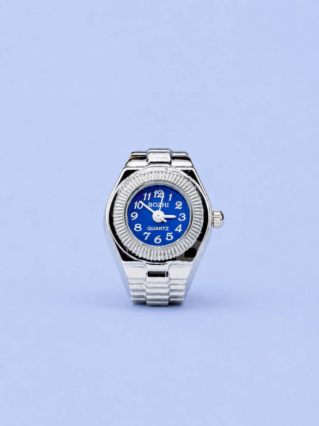 CHROLLO RING SILVER BLUE