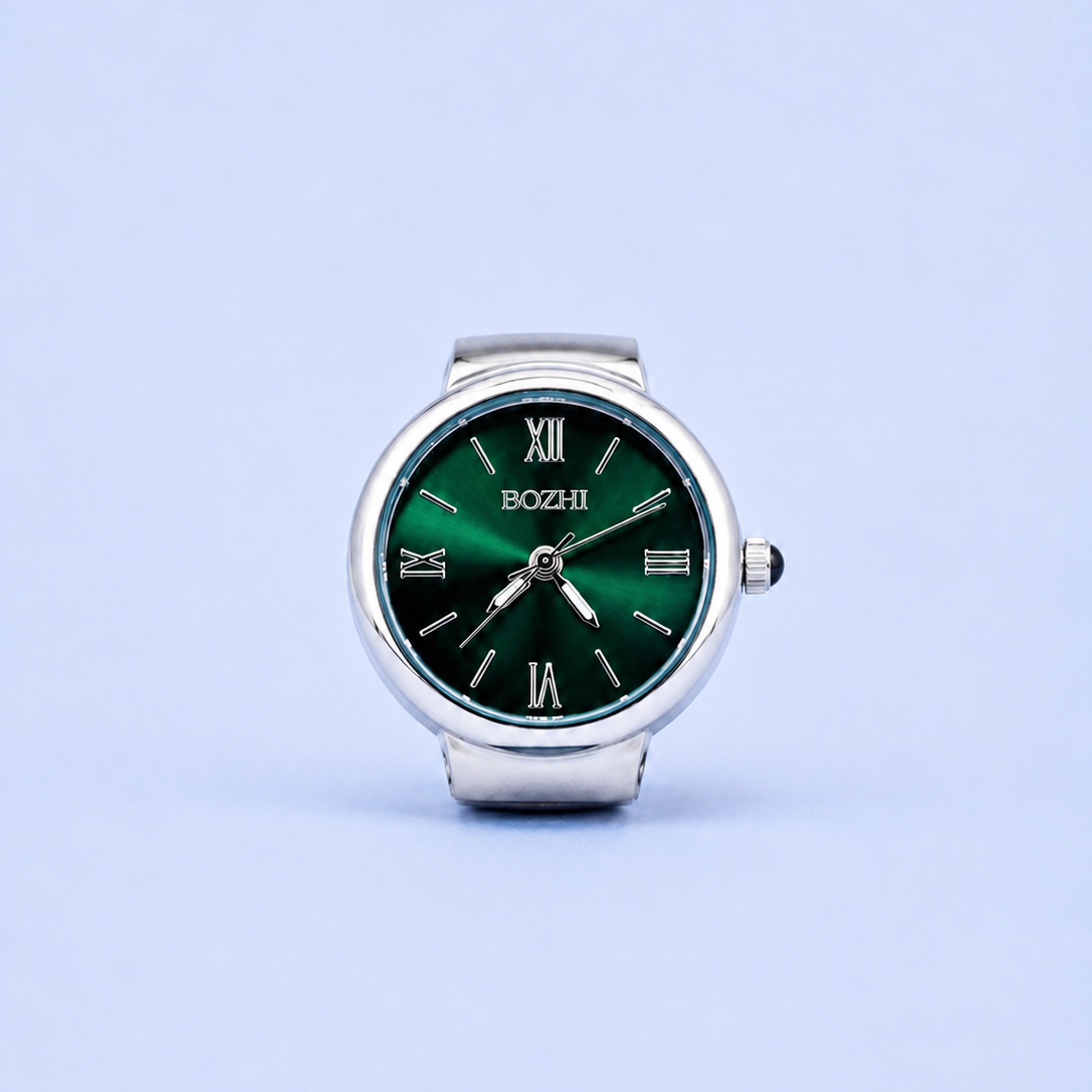 VELORUM RING SILVER GREEN