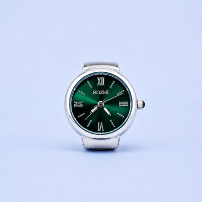 VELORUM RING SILVER GREEN