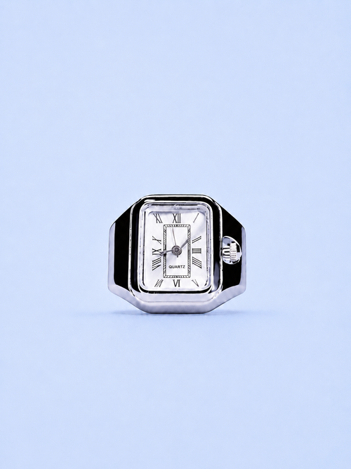 QUARTZ RING SILVER