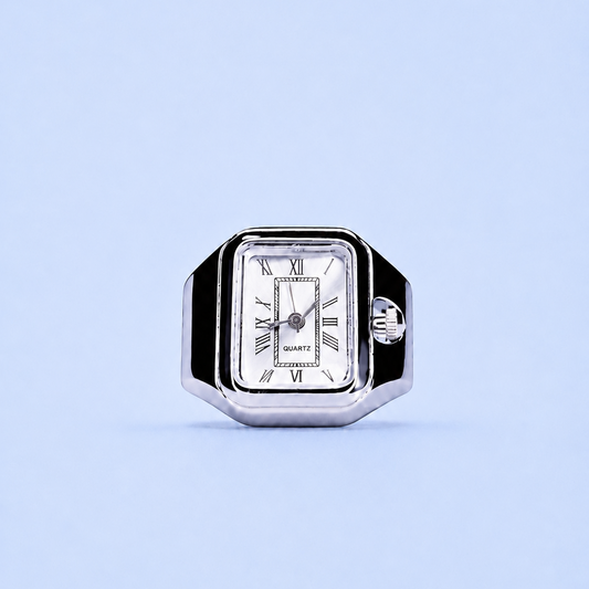 QUARTZ RING SILVER