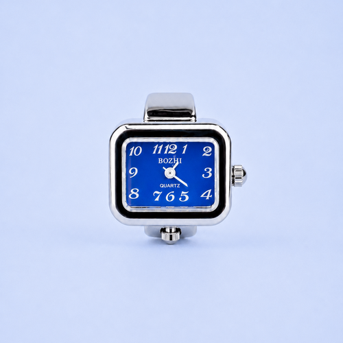 CALI RING SILVER BLUE
