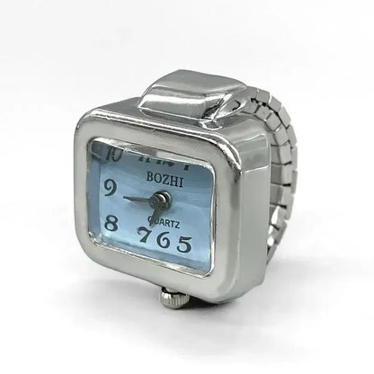 CALI RING SILVER BLUE