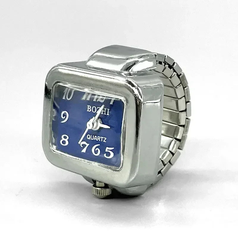 CALI RING SILVER BLUE