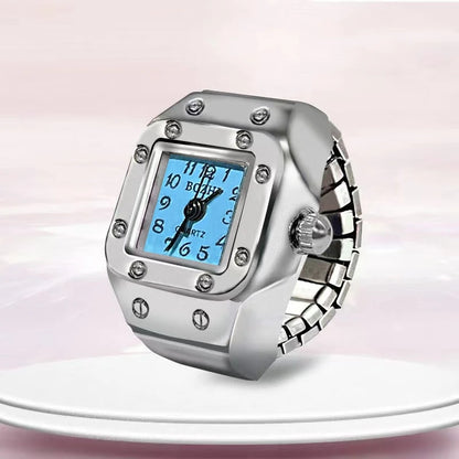 CHRONMAT RING SILVER RED