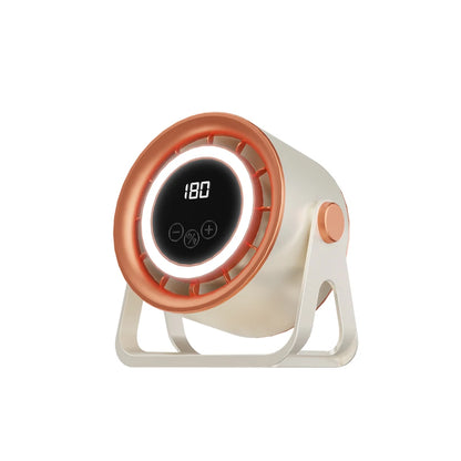 TINSOL 2500mAH Portable Electric Fan with Ambient Light Turbo Mute Electric Fan Desktop Wall Mount Ceiling Air Cooler
