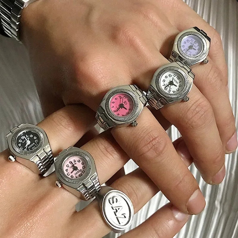 CALI RING SILVER BLUE