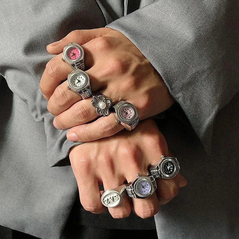 CALI RING SILVER BLUE