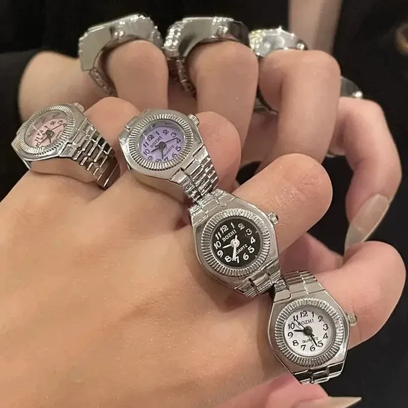 CALI RING SILVER BLUE