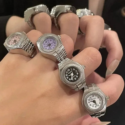 CALI RING SILVER BLUE