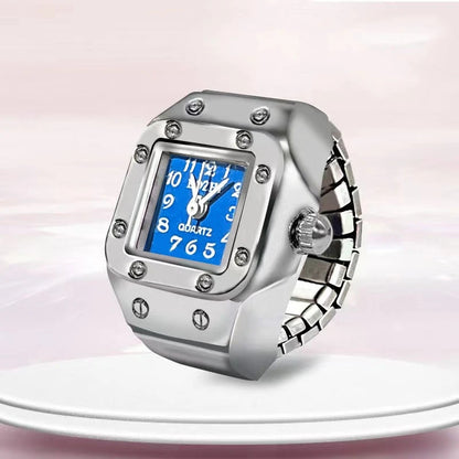 CHRONMAT RING SILVER RED