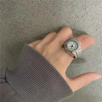 CALI RING SILVER BLUE