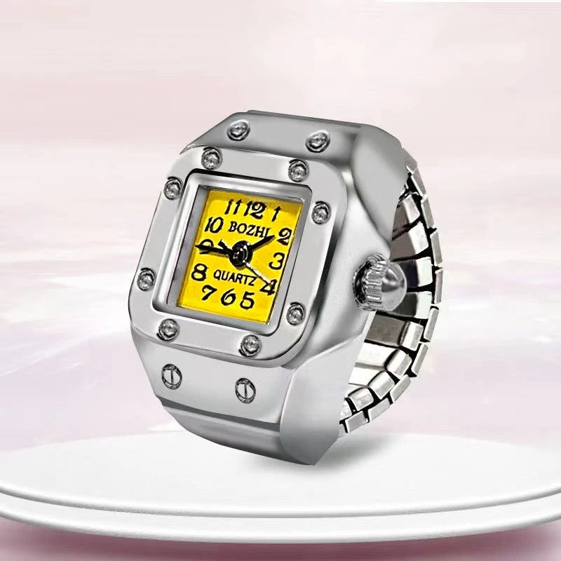 CHRONMAT RING SILVER RED