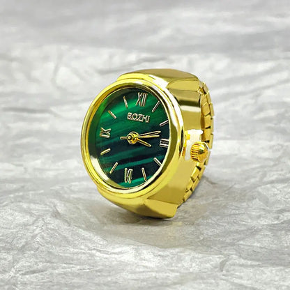 BATU RING SILVER GREEN