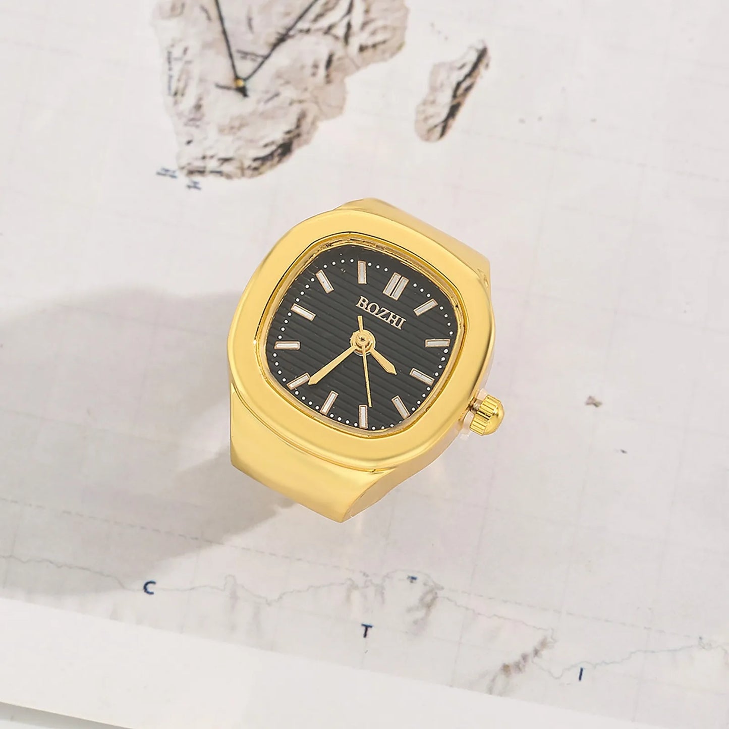 ORION RING GOLD BLACK