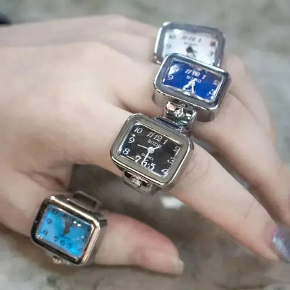 CALI RING SILVER BLUE
